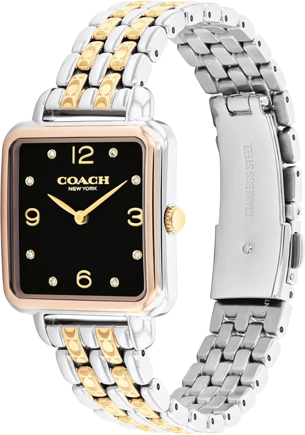 COACH Cass Women's 2H Quartz Watch - 28mm Square Stainless Steel Bracelet - Premium Fashion Timepiece - Gift for Her