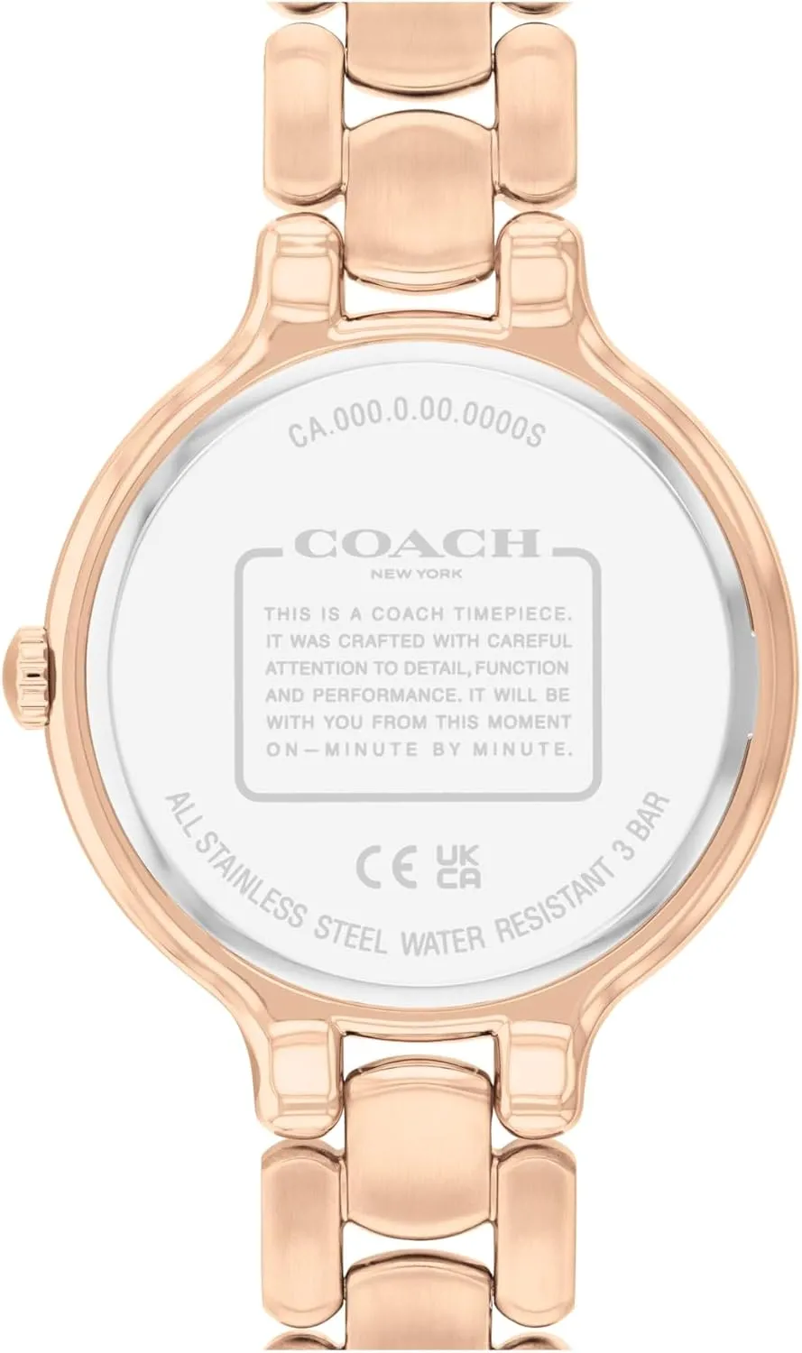 COACH Chelsea Women's 2H Quartz Watch - 36mm Stainless Steel Bracelet - Crystal-Set Bezel with Floral Design - Premium Fashion Timepiece - Gift for Her