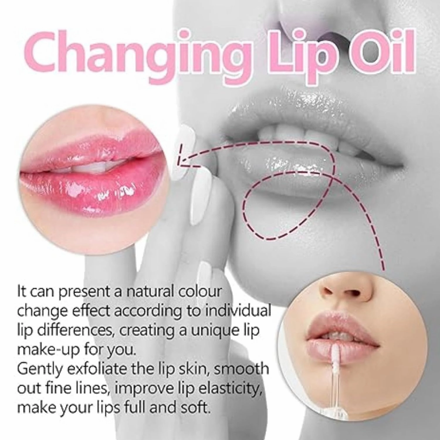 Color Changing Lipstick, Color Changing Lipstick Gold Foil for Women, Transferproof Color Changing Lipst, Long Lasting 24 Hours Moisturizing (2Pcs)