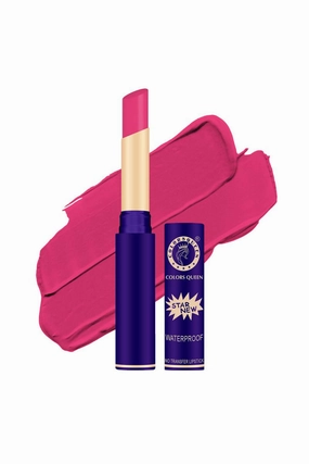 Colors Queen Queen Lips Matte Lipstick Long Lasting Lipstick - 2.4gm (Pink)