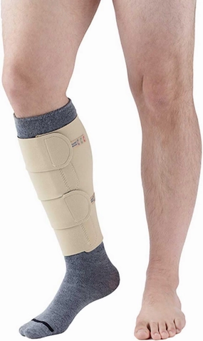 COMPREFLEX 30-40 mmHg Below Knee (NO Boot) Low Stretch Black, by BiaCare (Small/Tall, Beige)