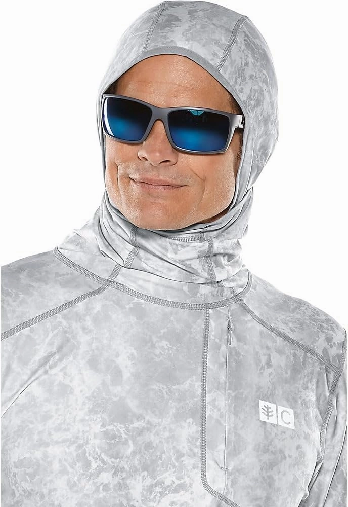 Coolibar UPF 50  Men's Andros Fishing Hoodie - Sun Protective