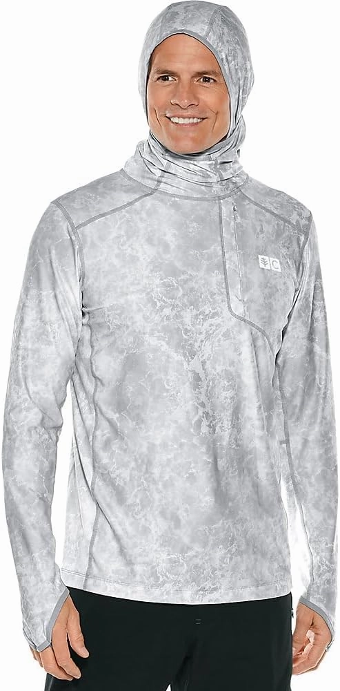 Coolibar UPF 50  Men's Andros Fishing Hoodie - Sun Protective