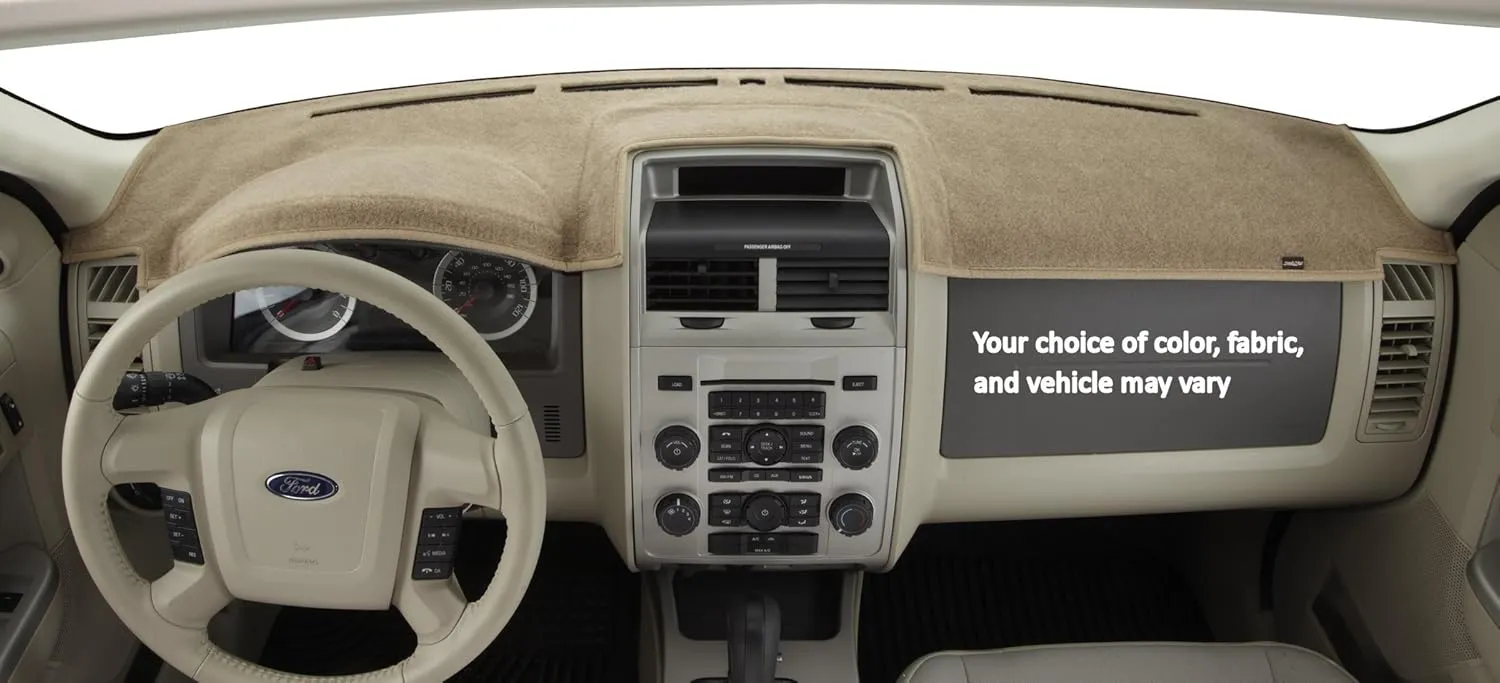 Covercraft DashMat Custom Dash Cover | 1725-00-23 | Compatible with Select Toyota Camry Models, Beige