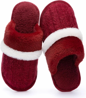 Cozy Slippers for Women Indoor and Outdoor Fuzzy House Shoes with Memory Foam Anti-Skid Sole Gifts for Women Mom Ladies