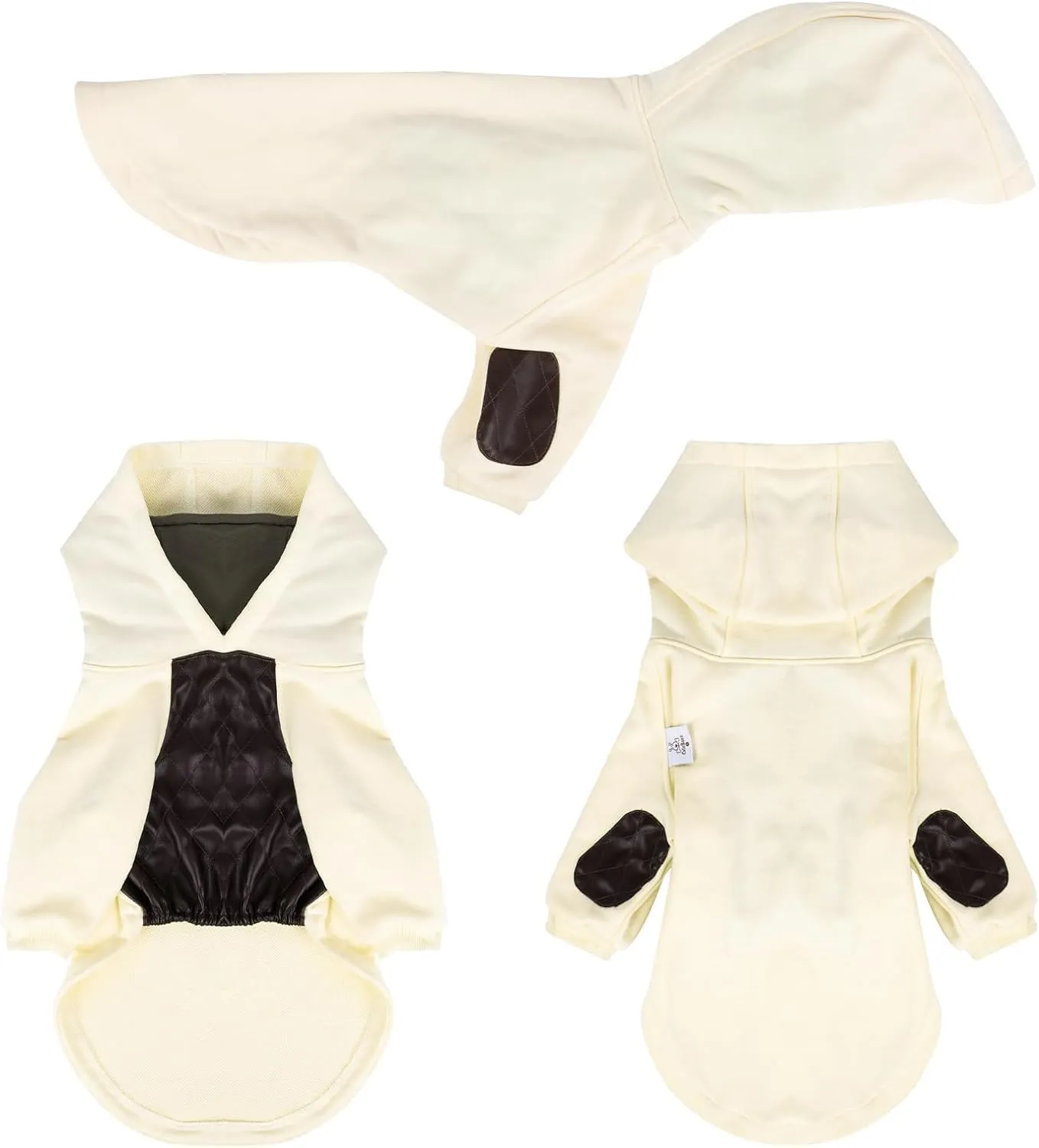CuteBone Dog Hoodie for Small Dogs, Soft & Cozy Pet Sweatshirt, Lightweight Puppy Clothes with Hood, Comfortable & Easy to Wear, Ideal for Chilly Weather, Stylish Dog Outfit DH03S