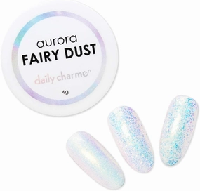 DAILY CHARME Dreamy & Aurora Fairy Dust Magic Iridescent Nail Art Glitter Decoration (0.004 Original, Aurora)