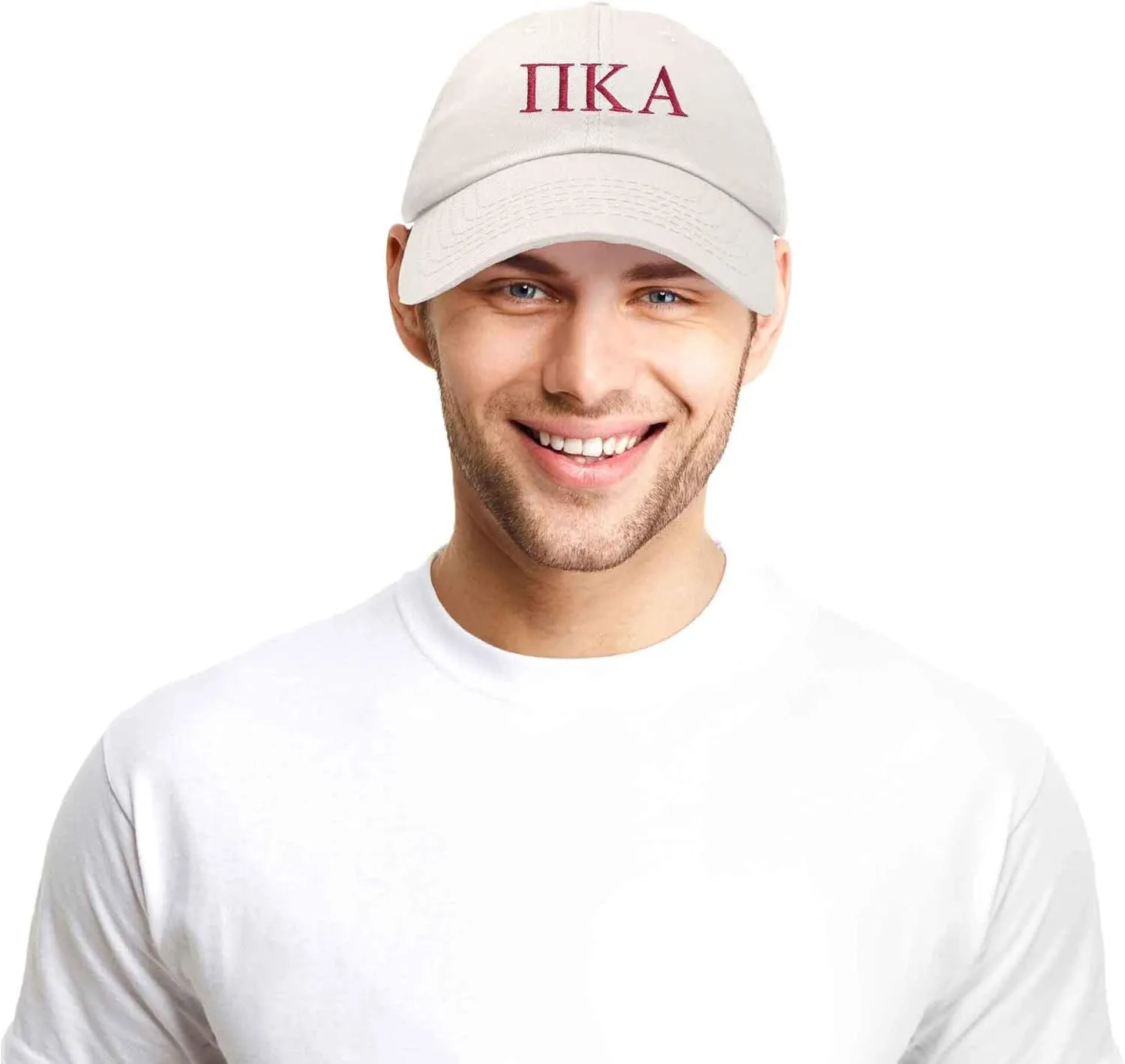 DALIX Pi Kappa Alpha Greek Letters Ball Cap Embroidered Hat