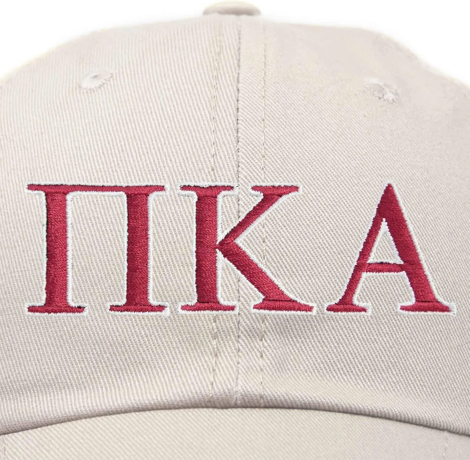 DALIX Pi Kappa Alpha Greek Letters Ball Cap Embroidered Hat