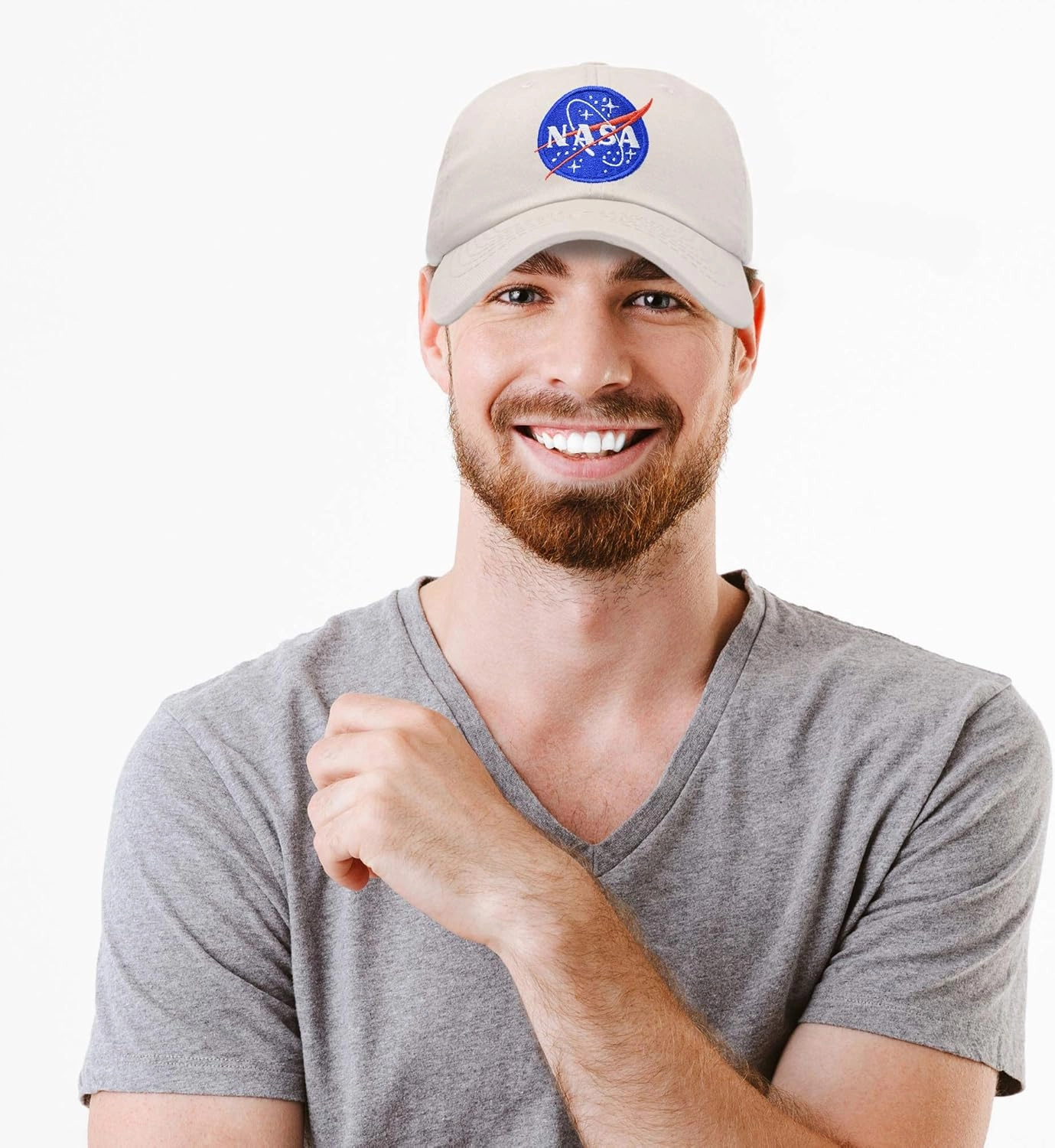 DALIX NASA Embroidered Mens Womens Cotton Dad Hat Baseball Cap Adjustable