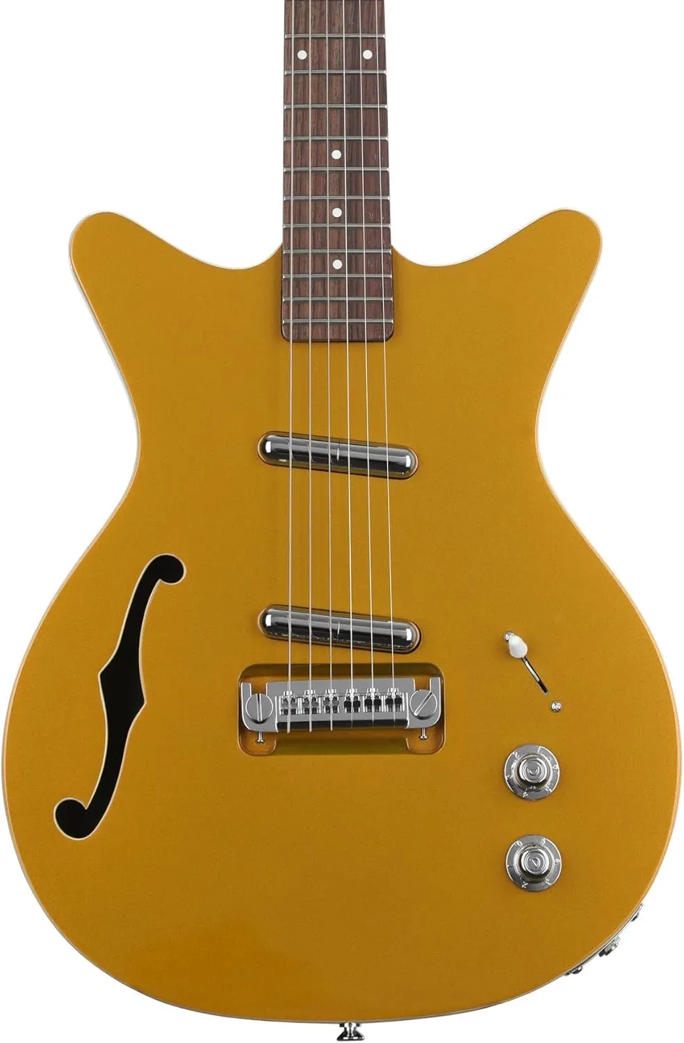 Danelectro Fifty Niner DC Semi-hollowbody Electric Guitar - Gold Top