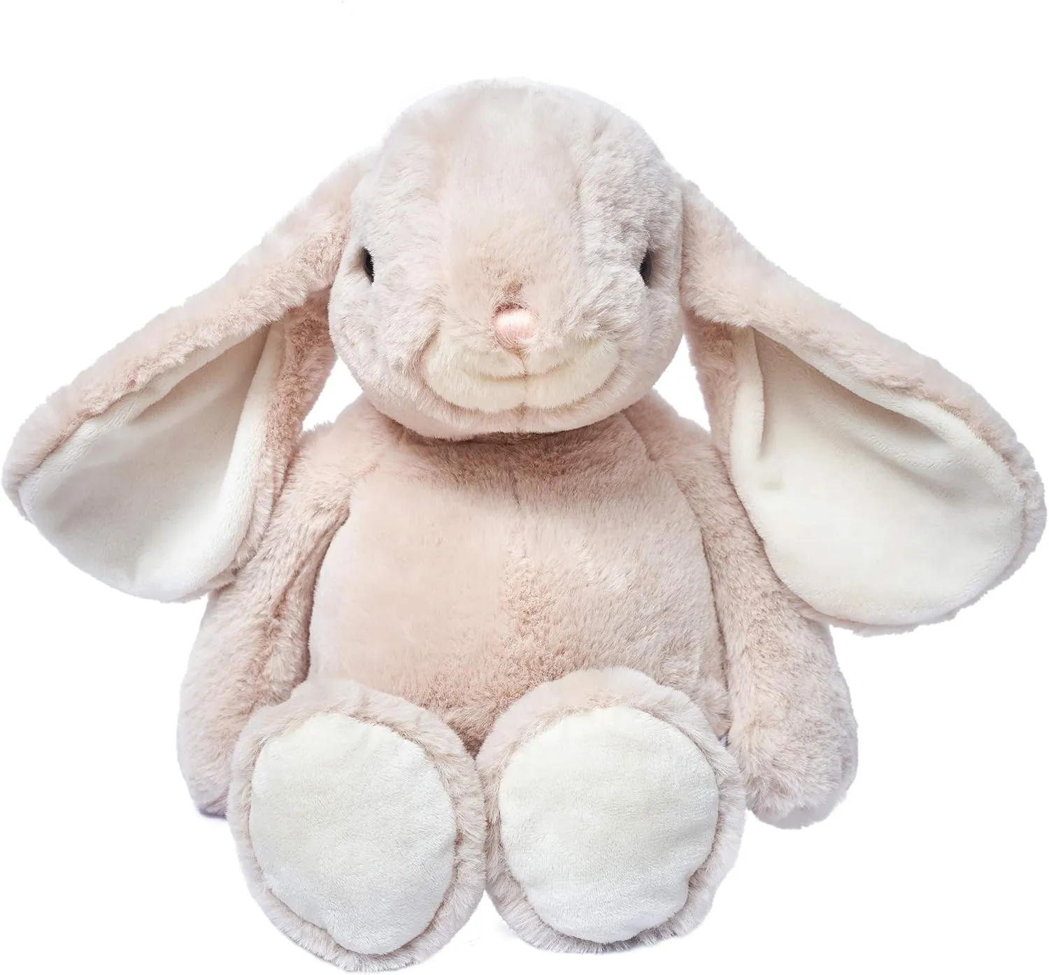 DILLY DUDU Beige Bunny Rabbit Stuffed Animal Plush Toy Best Gifts 14-Inch
