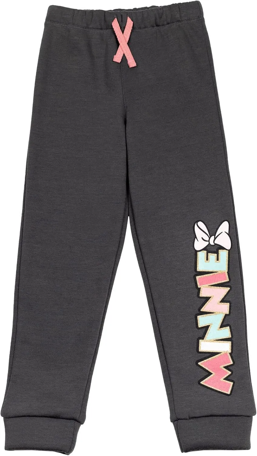 Disney Minnie Mouse Fleece Sweatshirt and Pants Outfit Set Newborn to Big Kid Sizes (Newborn - 14-16)