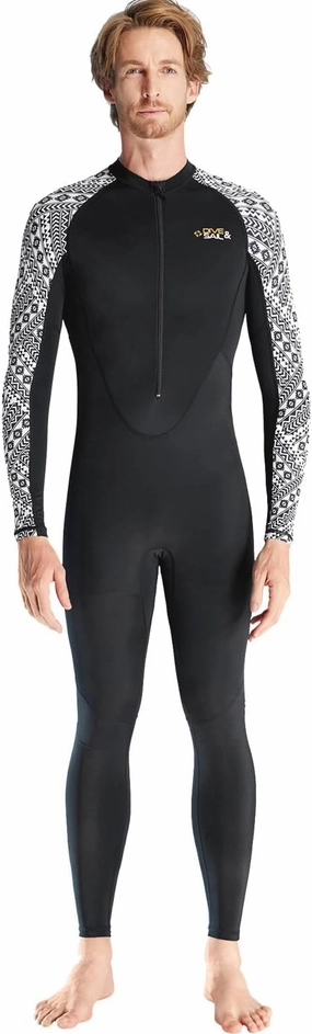 Dive Skin Full Body Rash Guard for Women Men Swimsuit Wetsuit Sport Skin Front Zipper One Piece for Diving Surfing Kayaking