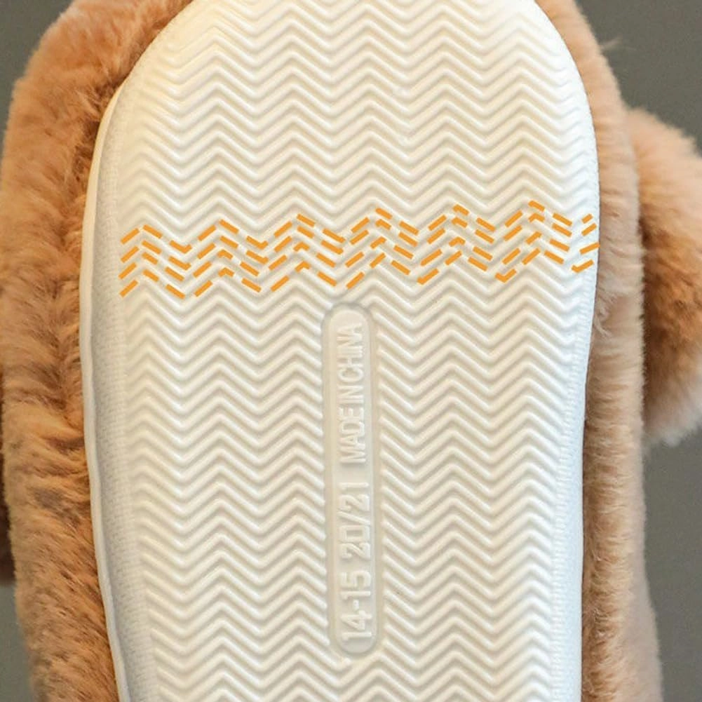 Dog slippers Funny House Slippers Toddler Girls Boys Winter Indoor Outdoor Fuzzy Warm Shoes
