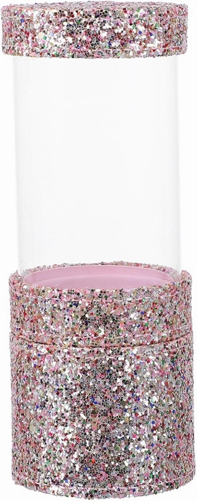 DOITOOL Sequin Makeup Brush Holder Glitter Cosmetic Storage Box for Makeup Tools Fashionable Design for Organizing Brushes Nail Art for Home Travel Use