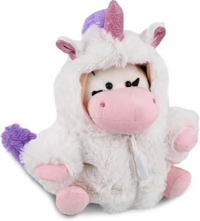 DolliBu Cow Unicorn Plush Stuffed Animal Toy - Super Soft Cowcorn Dress Up with Removable Plush Unicorn Outfit, Cute Fantasy Wildlife Gift with Name Personalization - 6 Inches