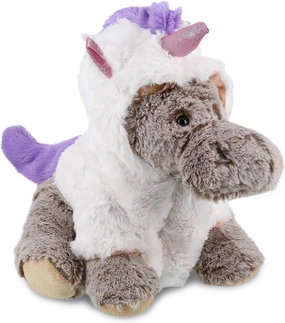 DolliBu Floppy Moose Unicorn Plush Stuffed Animal Toy - Super Soft Moose Dress Up with Removable Plush Unicorn Outfit, Cute Fantasy Wildlife Gift with Name Personalization - 12 Inches