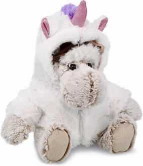 DolliBu Moose Unicorn Plush with Clothes Stuffed Animal Toy - Super Soft Moosecorn Dress Up with Removable Plush Unicorn Outfit, Cute Fantasy Wildlife Gift - 9 Inches