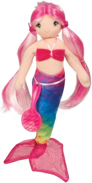 Douglas Arissa Rainbow Mermaid Plush Stuffed Doll