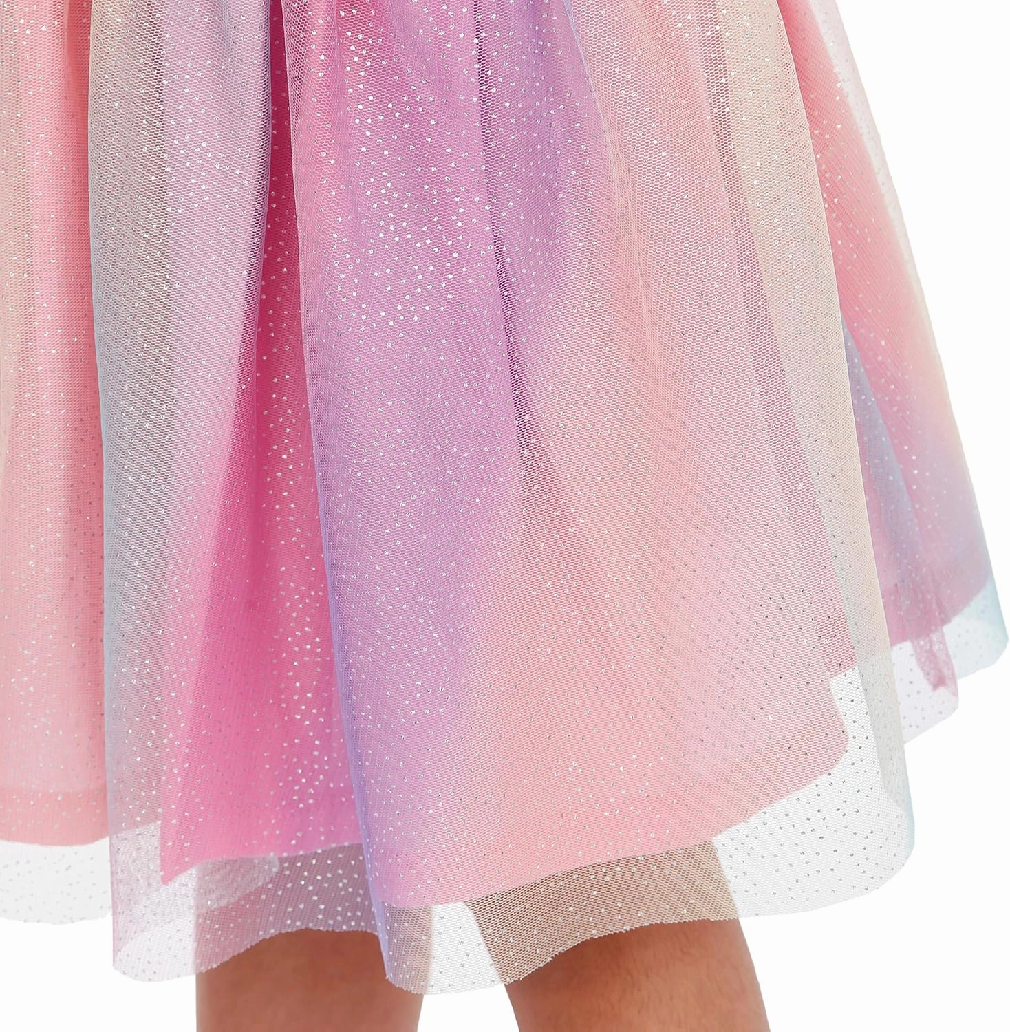 DREAMWORKS GABBY'S DOLLHOUSE Girls Shirt And Tutu Skirt | Party Outfit | Girls Shirt And Glitter Skirt | Purple 7