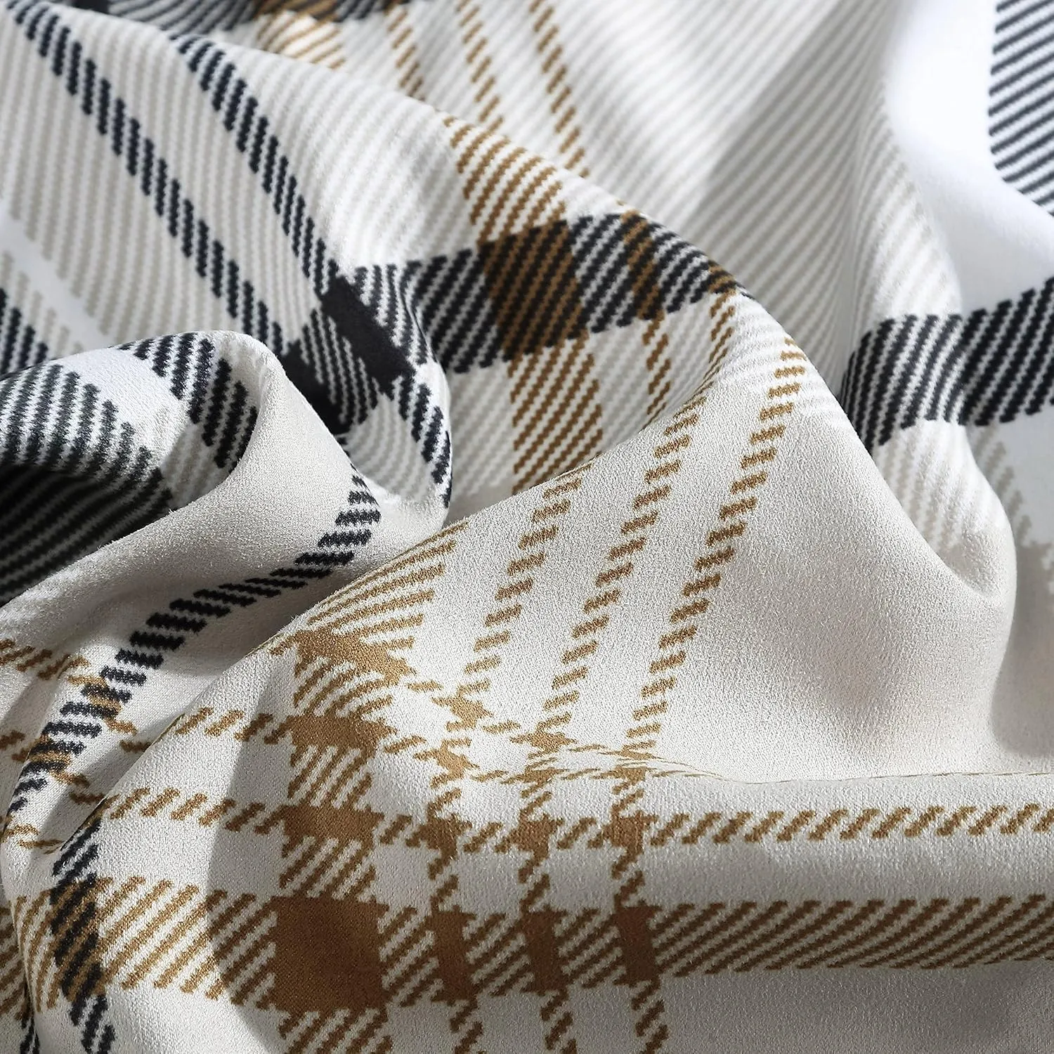 Eddie Bauer - King Comforter Set, Plaid Reversible Bedding, Stylish & Warm Home Decor (Normandy Grey, King)