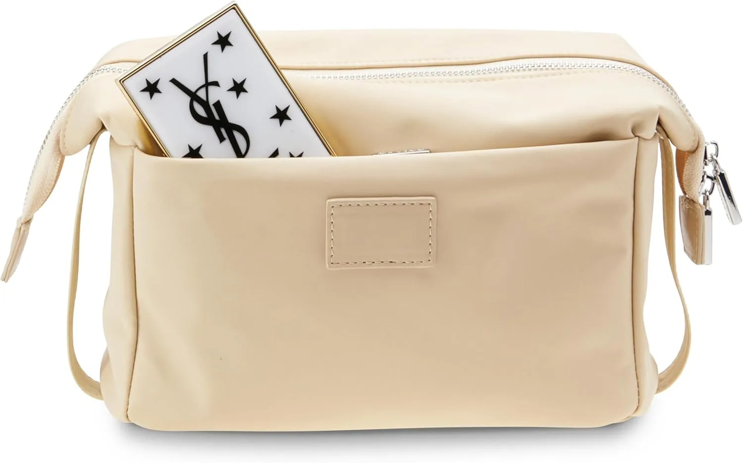 ETOILE - Jet Setter Travel Case Beige Soft Flexible and Foldable Makeup Cosmetic Travel Bag