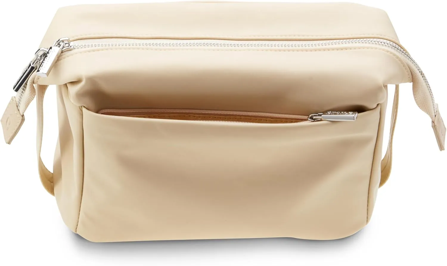 ETOILE - Jet Setter Travel Case Beige Soft Flexible and Foldable Makeup Cosmetic Travel Bag