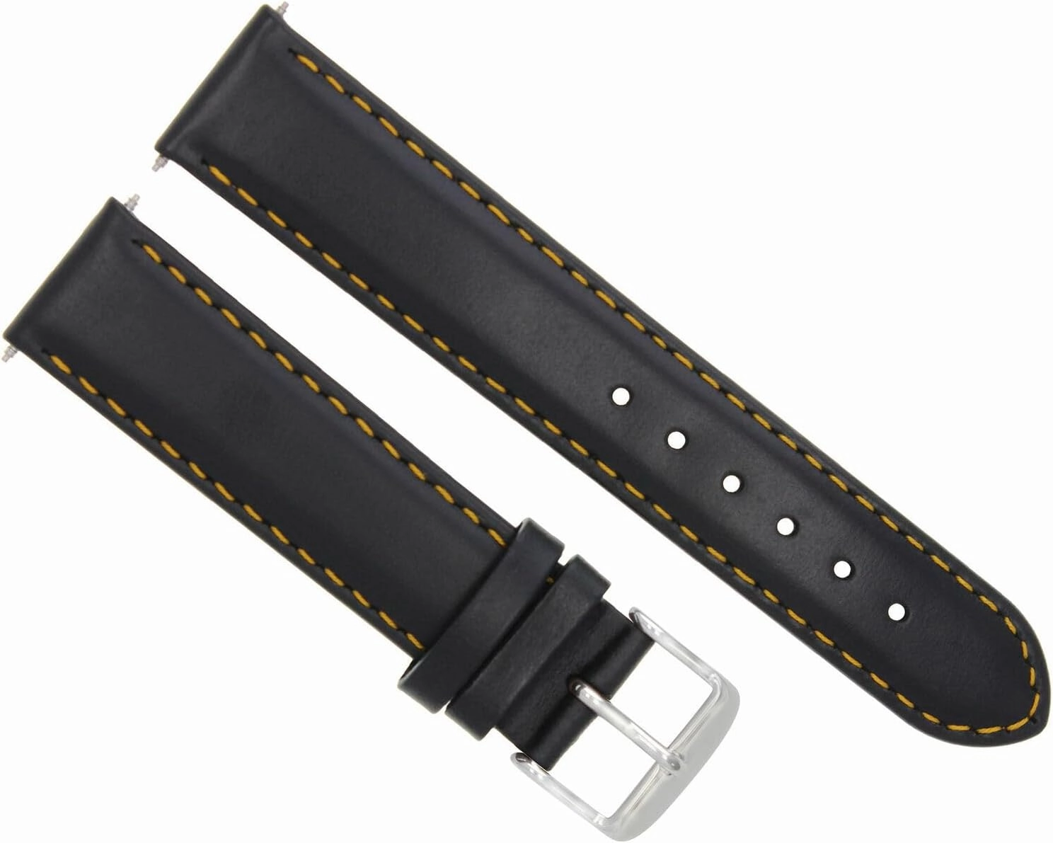 Ewatchparts 18-19-20-22-24-26mm Leather Watch Band Strap Smooth with Clasp Compatible with Franck Muller