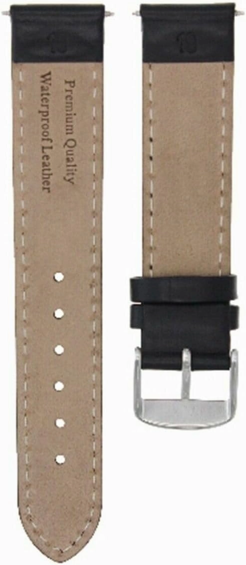 Ewatchparts 18-19-20-22-24-26mm Leather Watch Band Strap Smooth with Clasp Compatible with Franck Muller