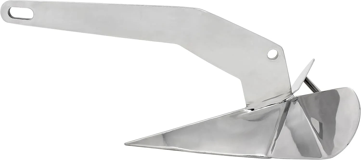 Extreme Max 3006.6696 BoatTector Stainless Steel Delta Anchor - 14 lbs.