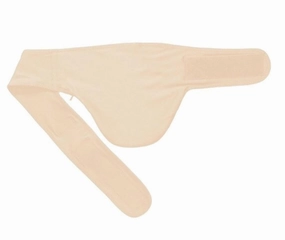 EXTREME Beige Soft Vertical Ostomy Support Belt – Hernia, Colostomy & Urostomy Support for Men & Women (Left Side, Size 5 = 40" to 42")