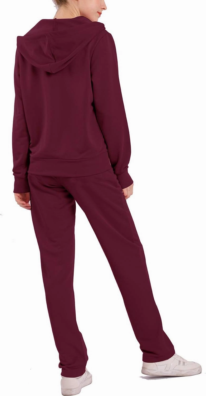 Facitisu Tracksuit for Women Set 2 Piece Joggers Terry Jogging Sweat Outfits Hoodie and Sweatpants