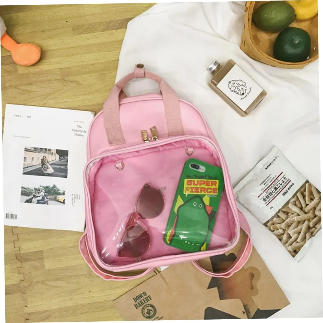 Fashionable Candy Backpack School Bag for Girls Women Large Capacity Comfortable Shoulder Straps