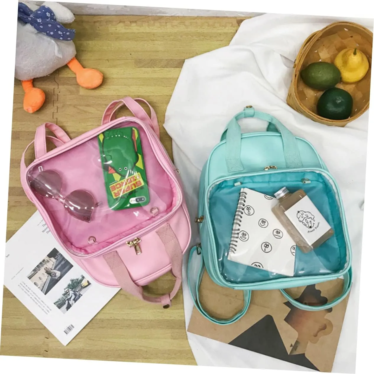 Fashionable Candy Backpack School Bag for Girls Women Large Capacity Comfortable Shoulder Straps