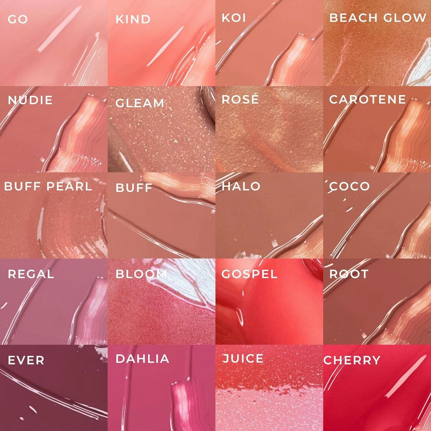FITGLOW Beauty - Lip Color Serum | Vegan, Woman-Owned Clean Beauty (Gleam - Beige Nude)