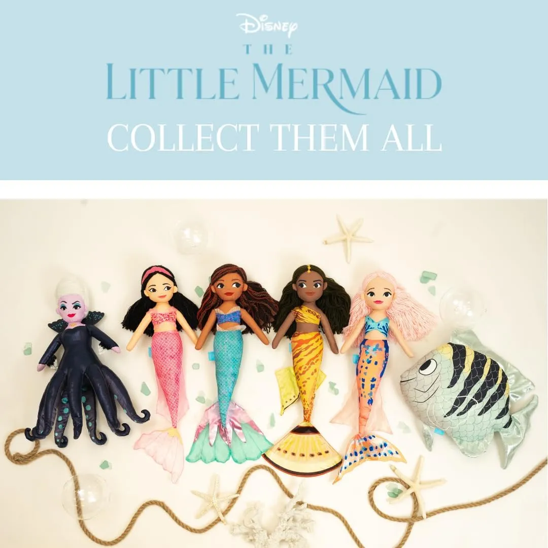 FRANCO Disney's The Little Mermaid Live Action Movie Ariel Bedding Super Soft Plush Cuddle Pillow Buddy, (Official Licensed Disney Product)
