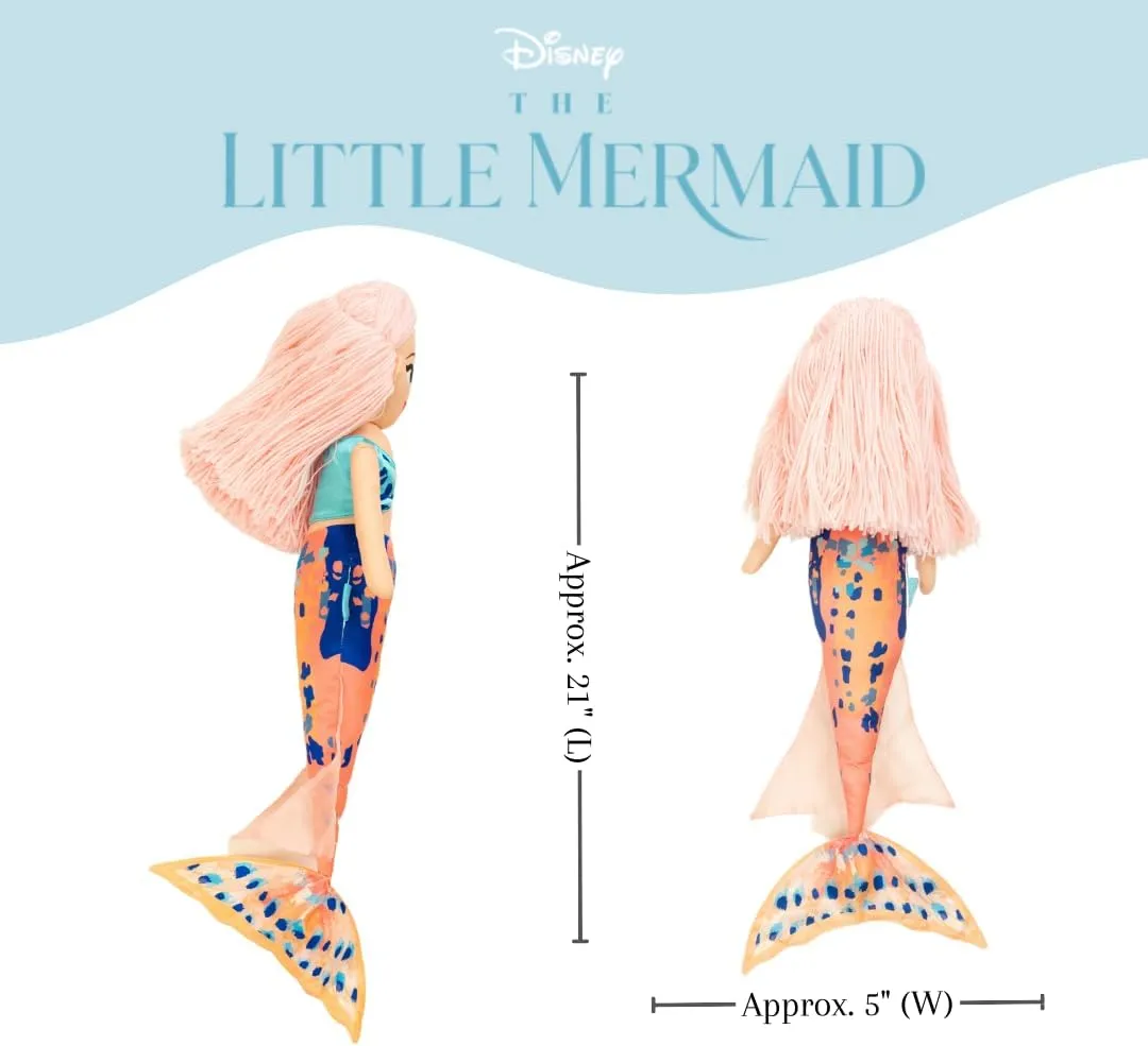 FRANCO Disney's The Little Mermaid Live Action Movie Caspia Bedding Super Soft Plush Cuddle Pillow Buddy, (Official Licensed Disney Product)