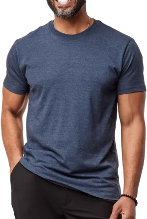 Fresh Clean Threads Crew Neck T-Shirt - Pre Shrunk Soft Fitted Premium Tee - Men’s T- Cotton Poly