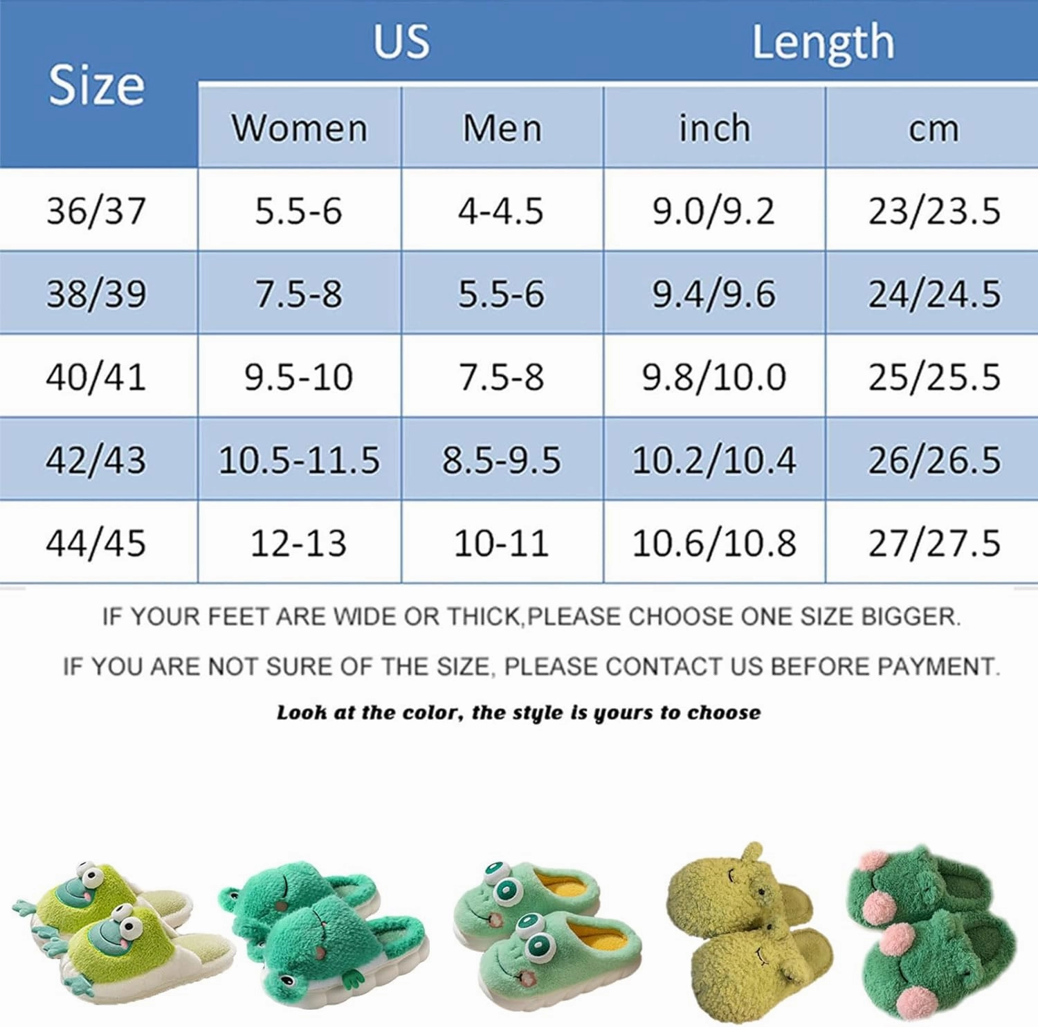 Frog Slippers Fuzzy Green Frog Slippers Cute Frog Indoor Winter Slippers Fluffy Plush Warm Indoor Outdoor Slippers Shoes for Women Men (12-13 Women/10-11 Men, Green Tree Frog)
