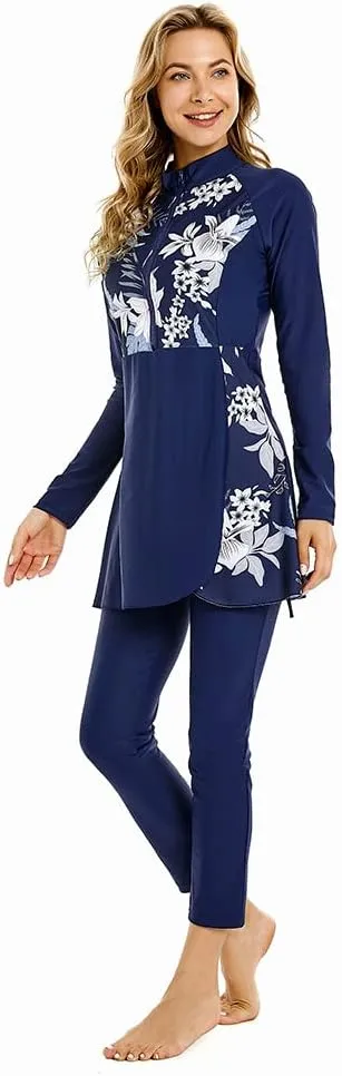 Full Swimming Costume Burkini for Women Modest Girls Swimsuit Islamic Swimwear Plus Size