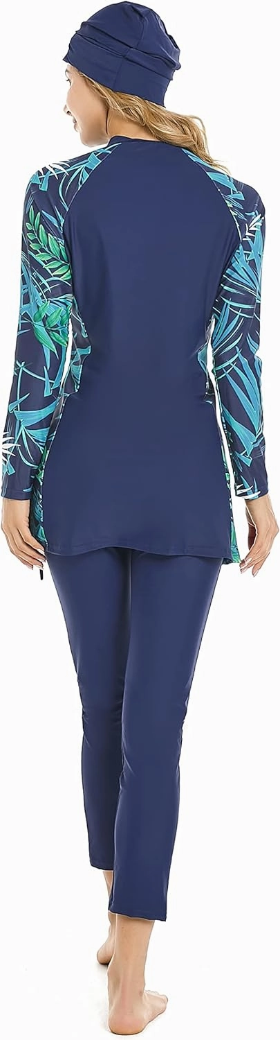 Full Swimming Costume Burkini for Women Modest Girls Swimsuit Islamic Swimwear Plus Size