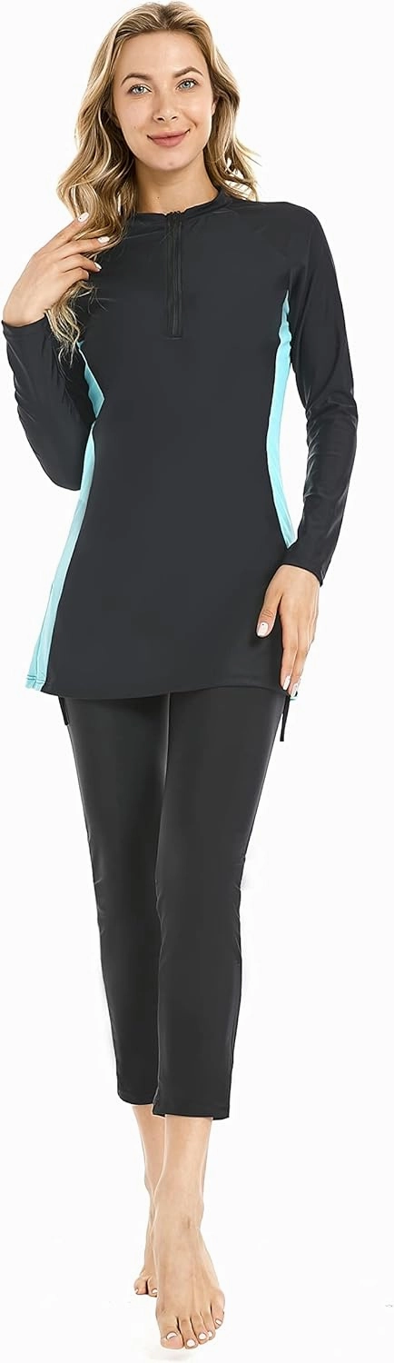 Full Swimming Costume Burkini for Women Modest Girls Swimsuit Islamic Swimwear Plus Size