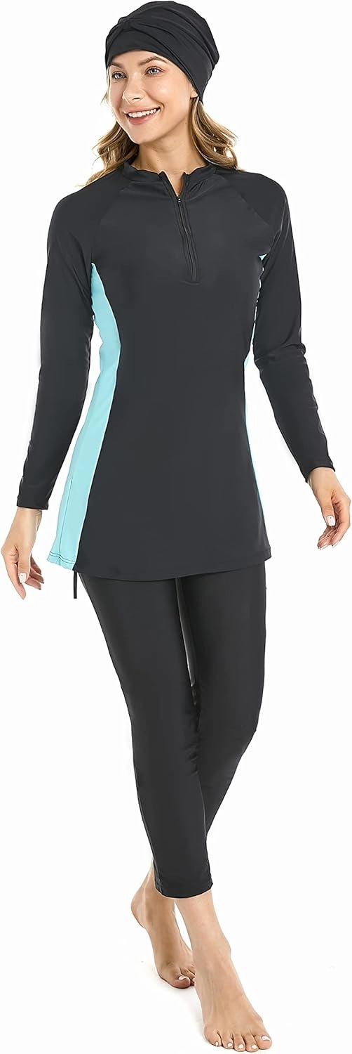 Full Swimming Costume Burkini for Women Modest Girls Swimsuit Islamic Swimwear Plus Size