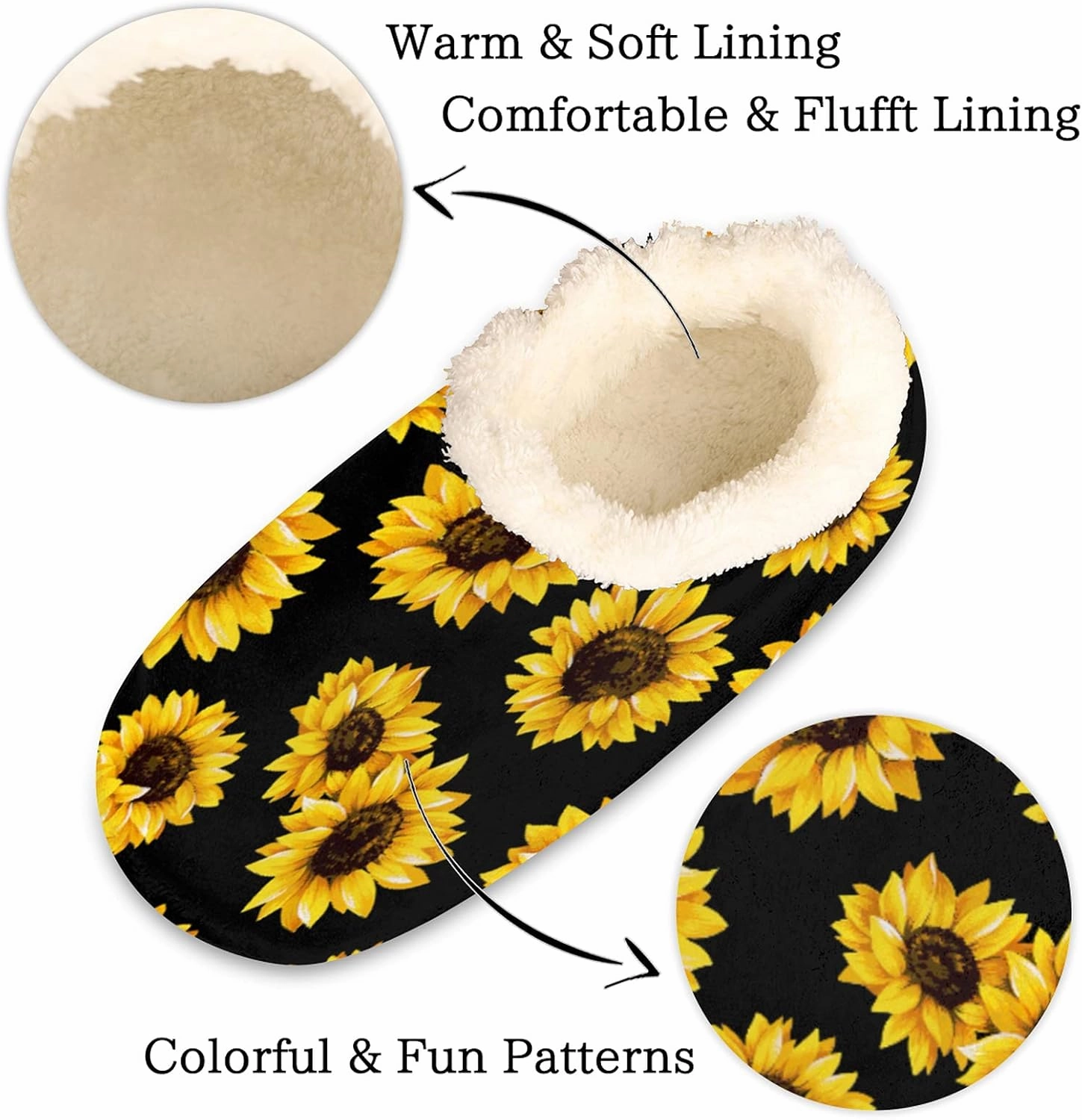 Fuzzy Memory Foam Slippers - Women's & Men's Anti-Skid Indoor/Outdoor Home Shoes