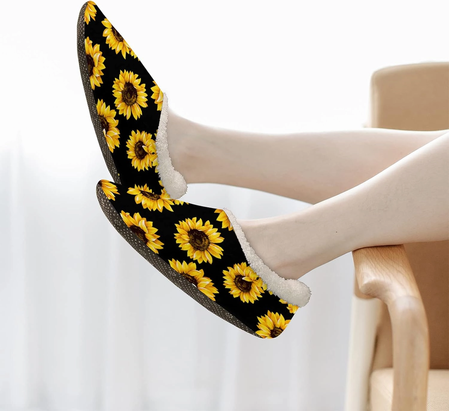 Fuzzy Memory Foam Slippers - Women's & Men's Anti-Skid Indoor/Outdoor Home Shoes