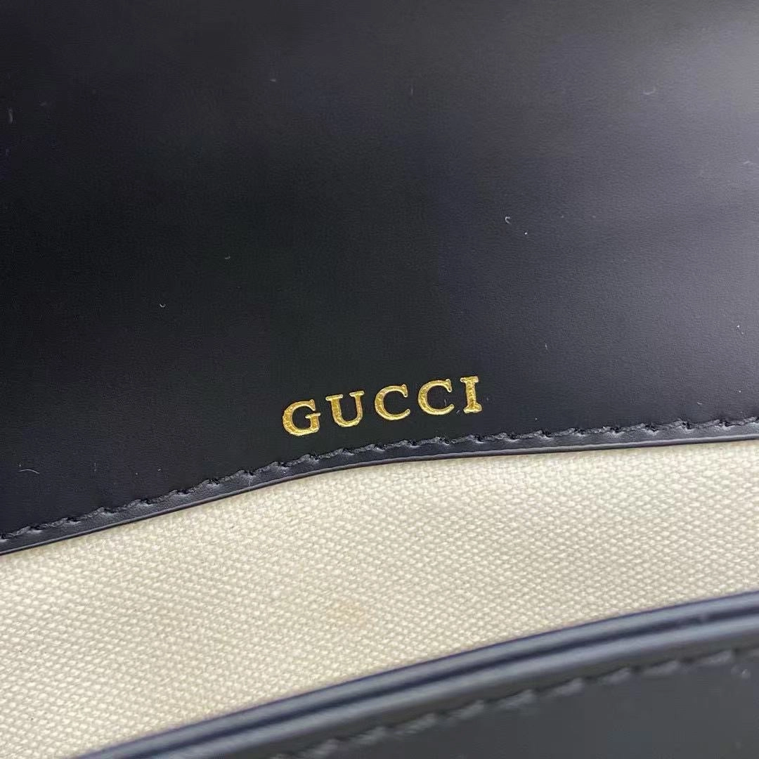 GC690 Gucci Horsebit 1955 Soft Small Shoulder Bag / HIGHEST QUALITY VERSION / 10.2"W x 6.8"H x 4"D
