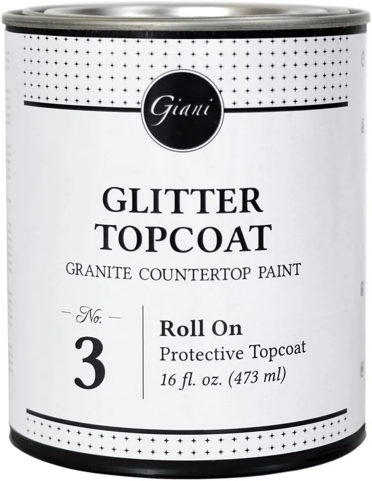 Giani Granite Paint Glitter Top Coat Step 3