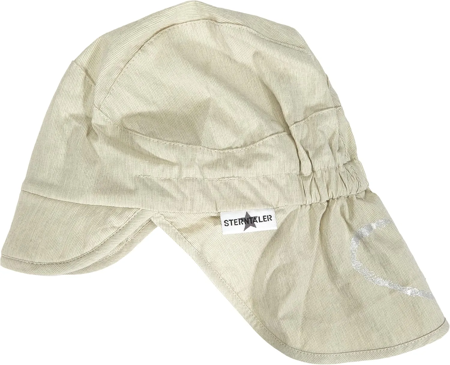Girl's Peaked Cap with Neck Protection Glace Sun Hat