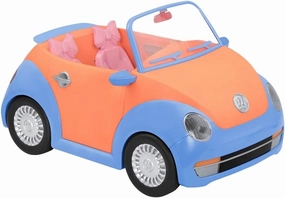 Glitter Girls - Convertible Car for 14-inch Dolls - Toys, Clothes & Accessories for Girls 3-Year-Old & Up, Blue, Orange, Pink